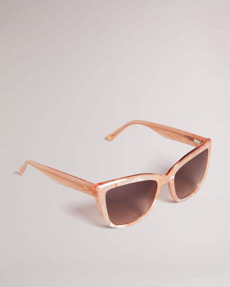 Ted Baker Lolaaa Tws163 Cat Eye Solglasögon Dam Rosa | UNF-019683