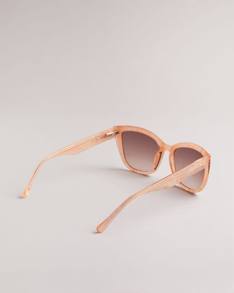 Ted Baker Lolaaa Tws163 Cat Eye Solglasögon Dam Rosa | UNF-019683
