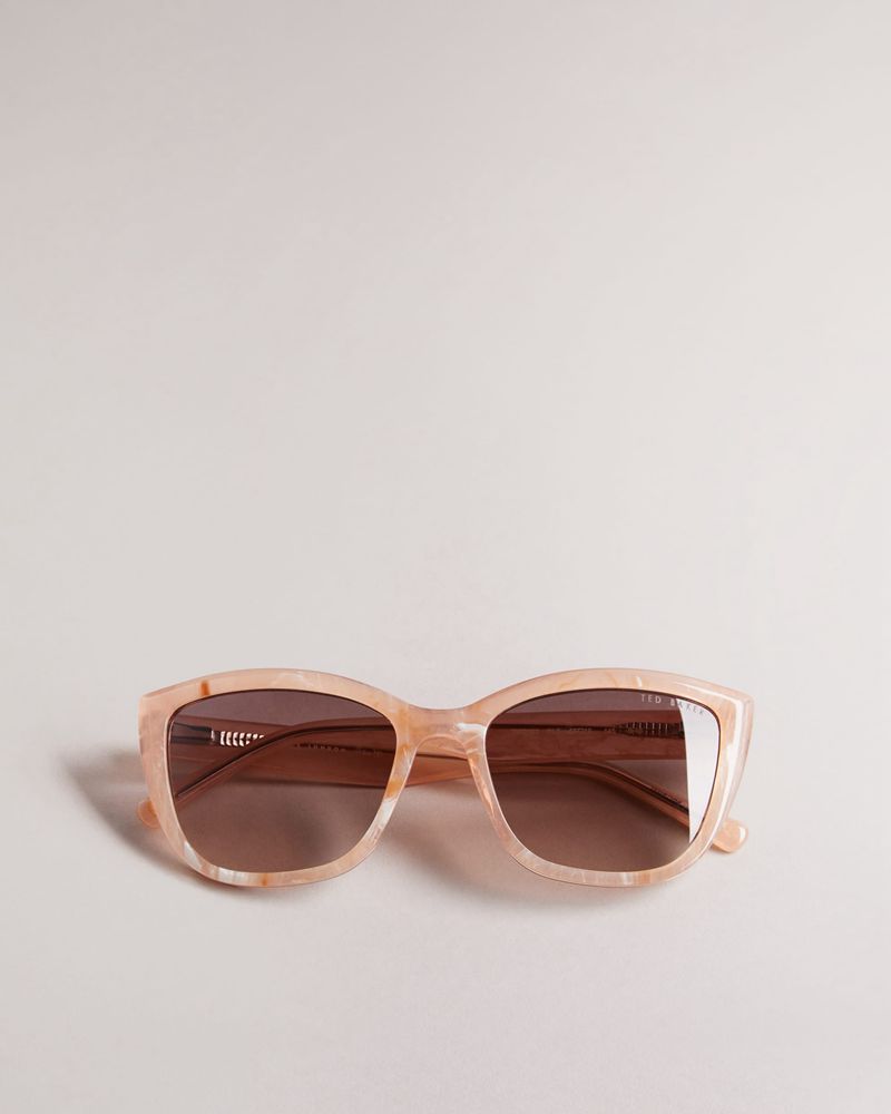 Ted Baker Lolaaa Tws163 Cat Eye Solglasögon Dam Rosa | UNF-019683