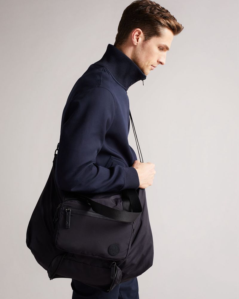 Ted Baker Lonet Foldaway Weekendväska Herr Svarta | XRZ-458607