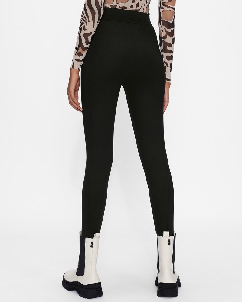 Ted Baker Lorraz Jersey Stirrup Legging Byxor Dam Svarta | NMK-196024