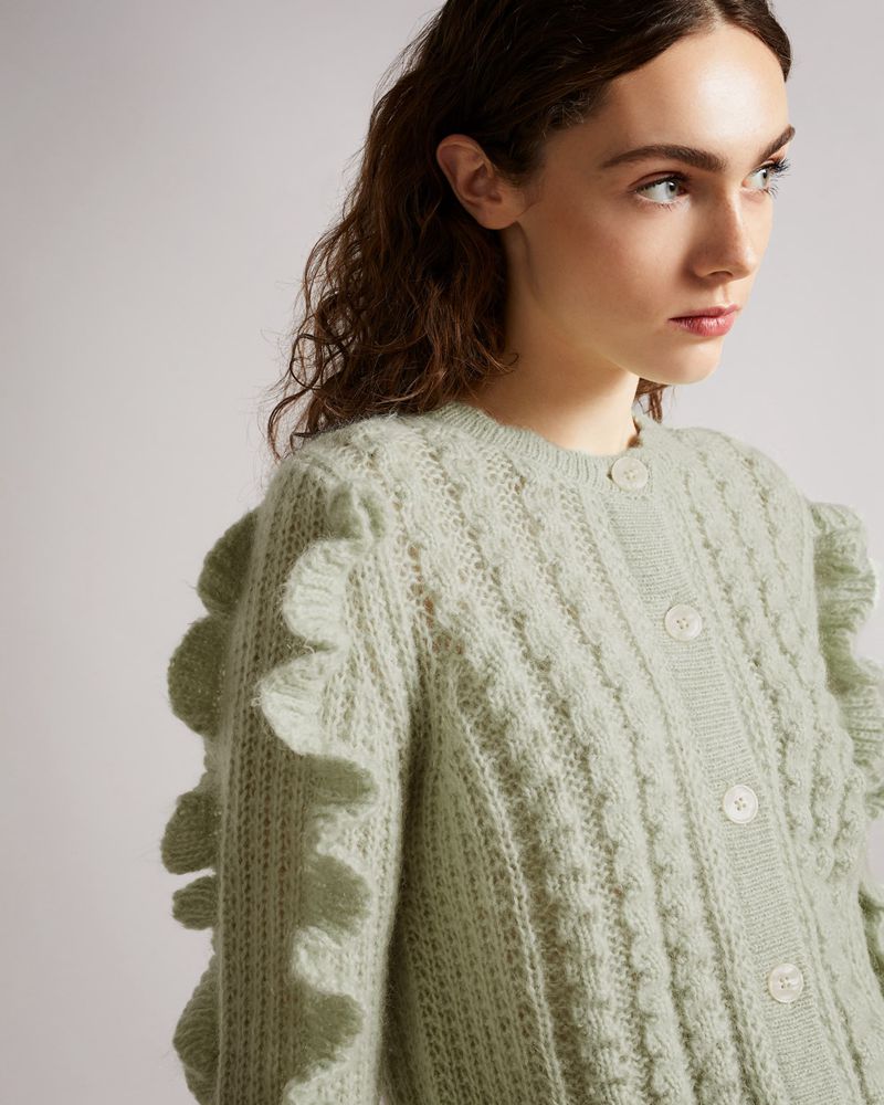 Ted Baker Lotter Bobble Knit Cardigan Stickat Dam Olika Färger | JUN-580916
