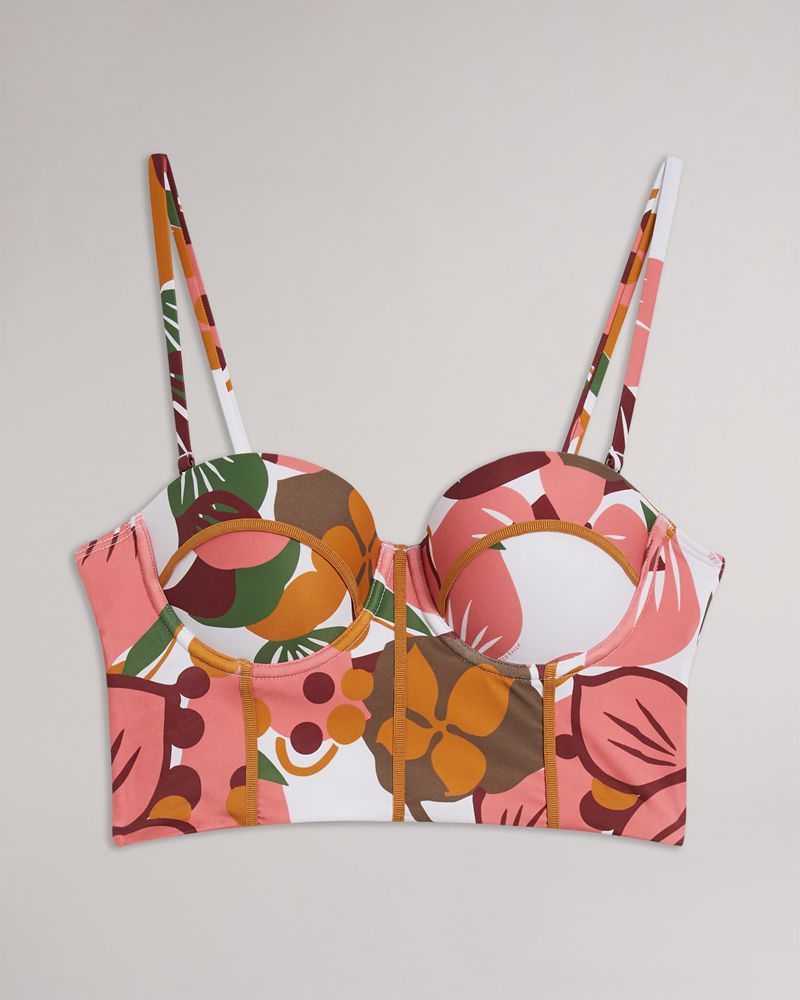 Ted Baker Luce Balconette Bikini Badkläder Dam Vita | RMJ-028731