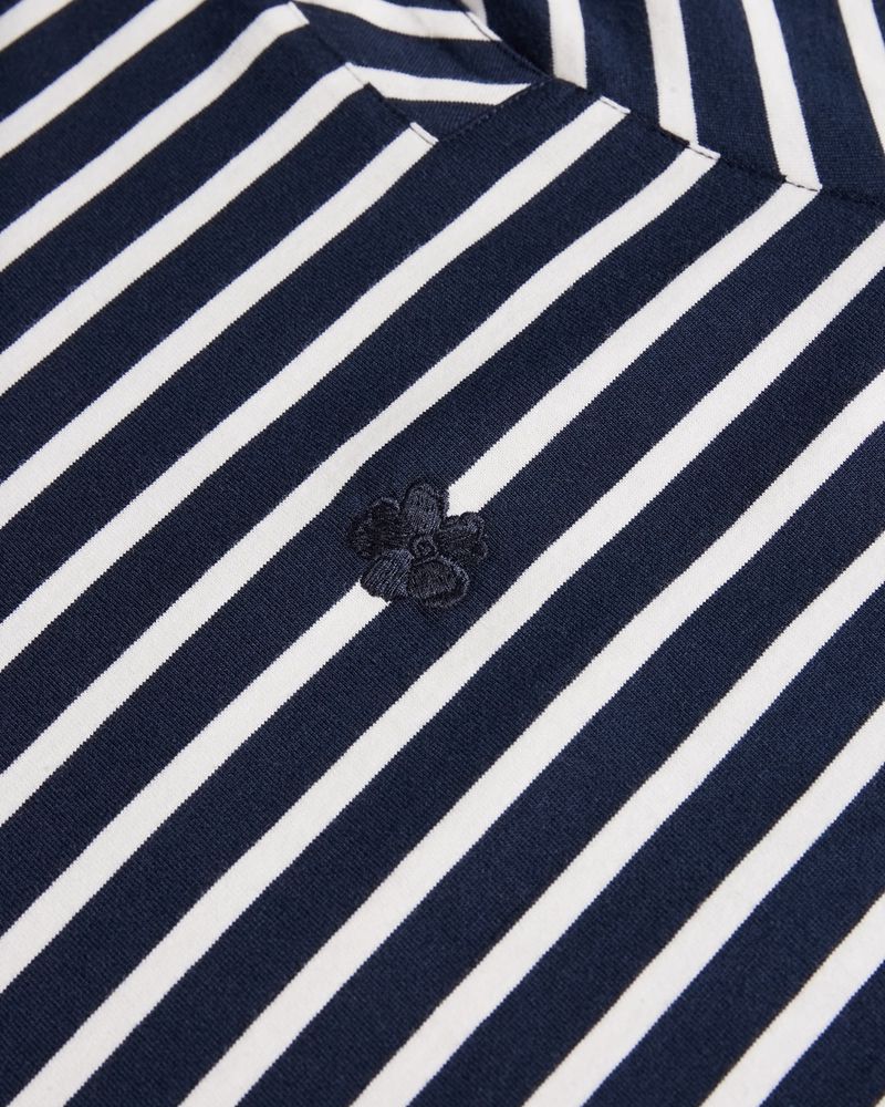 Ted Baker Lumsden Breton Stripe T Blast Herr Marinblå | FJD-054192