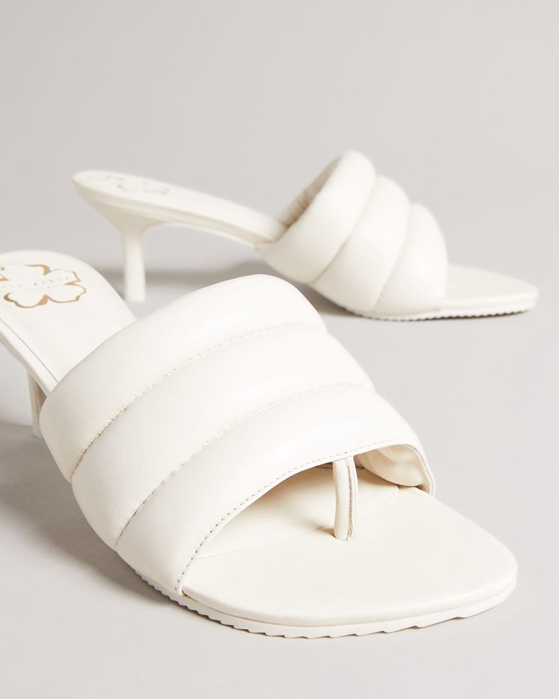 Ted Baker Lyna Padded Mule Sandaler Dam Vita | GBO-901752