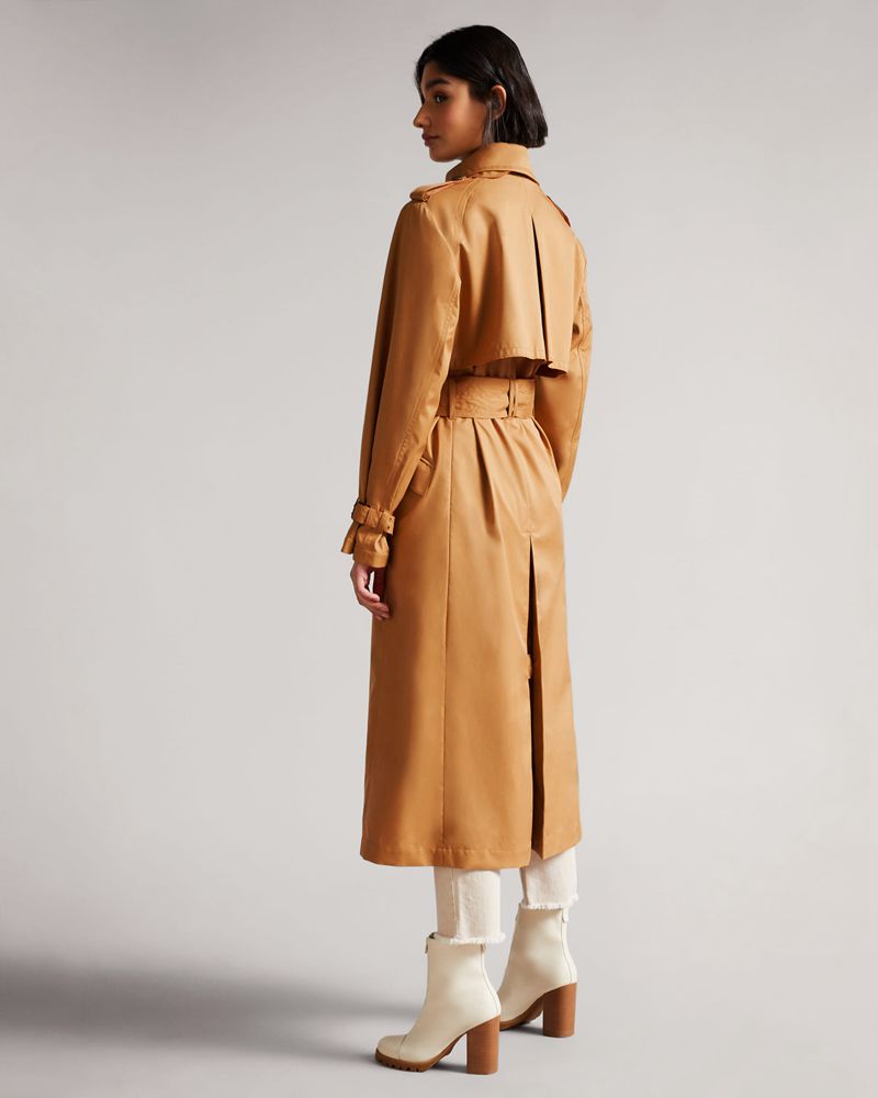 Ted Baker Maaeve Double Faced Lätta Trench Rockar Dam Bruna | VHG-805467