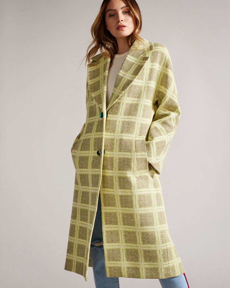 Ted Baker Madres Summer Oversized Rockar Dam Gula | YEK-539172