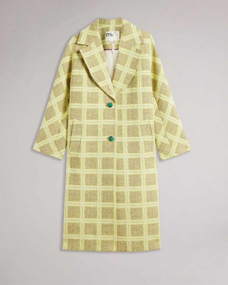 Ted Baker Madres Summer Oversized Rockar Dam Gula | YEK-539172