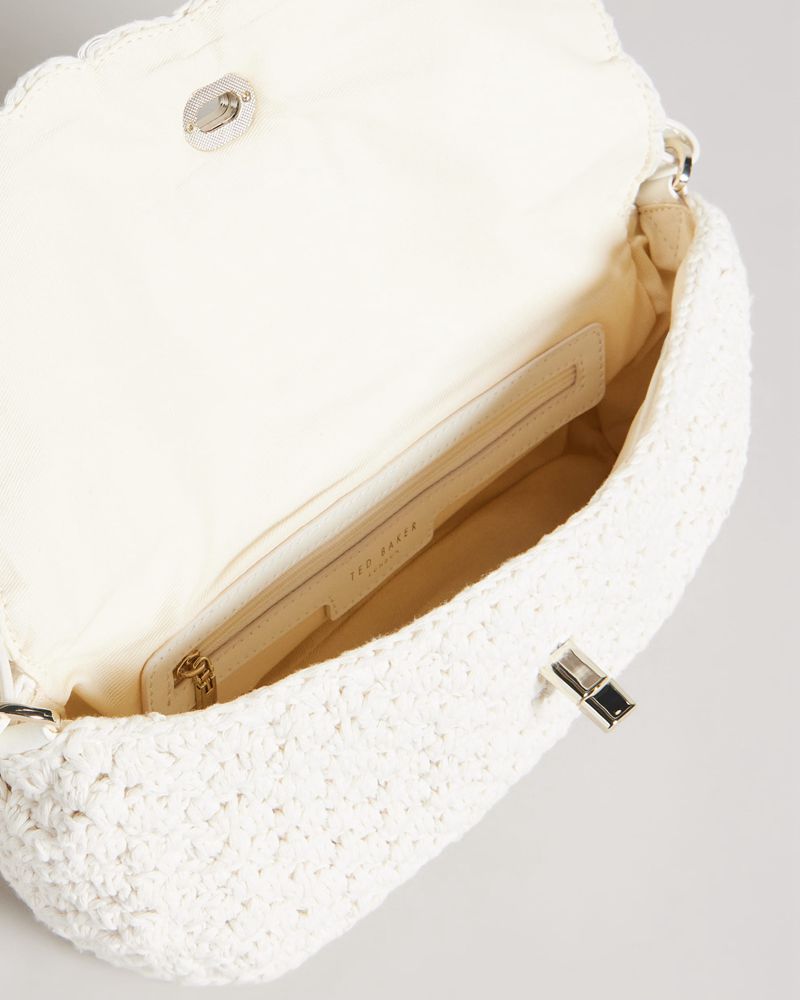 Ted Baker Magnia Crossbody Väska Dam Vita | LIB-154362