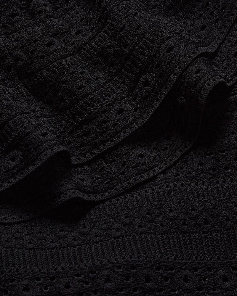 Ted Baker Maleko Spets Stitch Klänning Dam Svarta | OEA-276190
