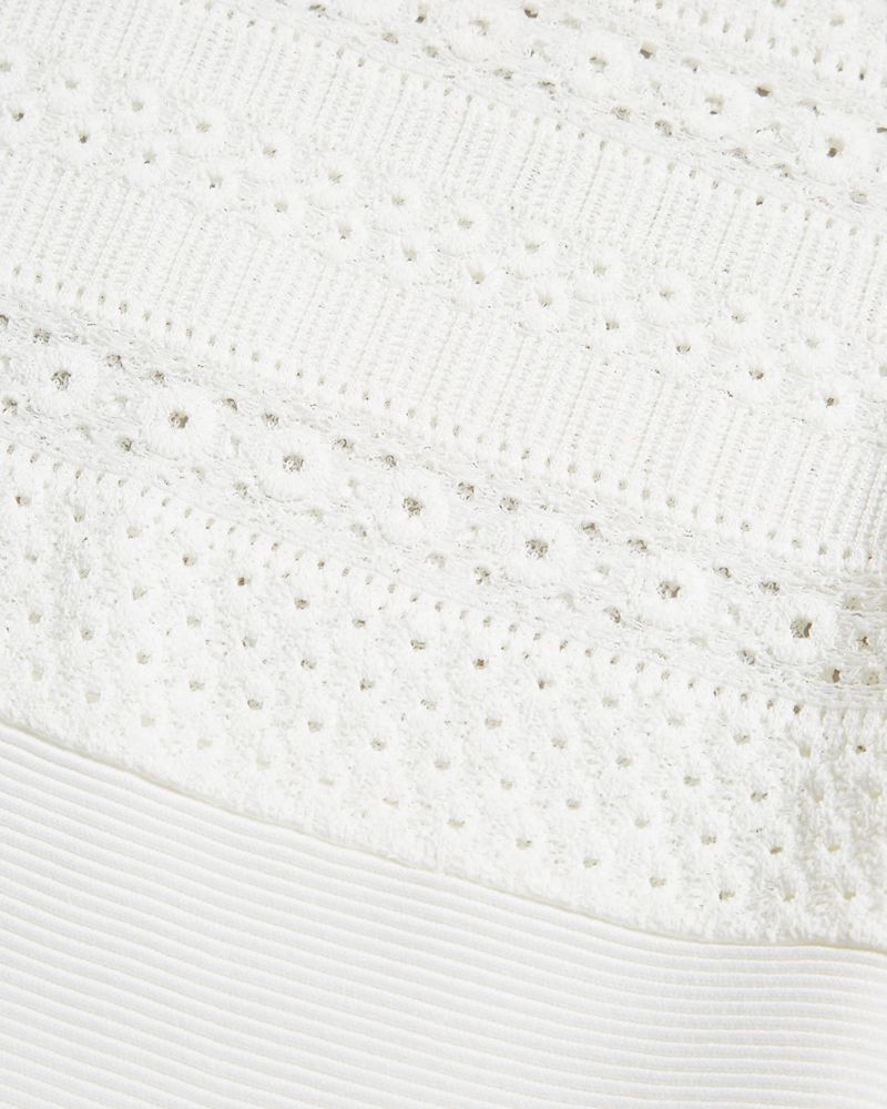 Ted Baker Maleko Spets Stitch Klänning Dam Vita | ULV-286704