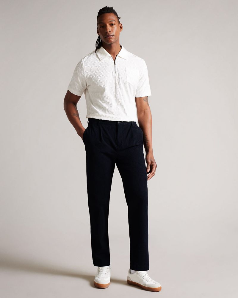 Ted Baker Maltby Byxor Herr Marinblå | XDH-829405