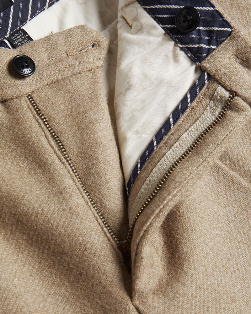 Ted Baker Marr Straight Leg Wool Blend Byxor Herr Bruna | JTQ-904573