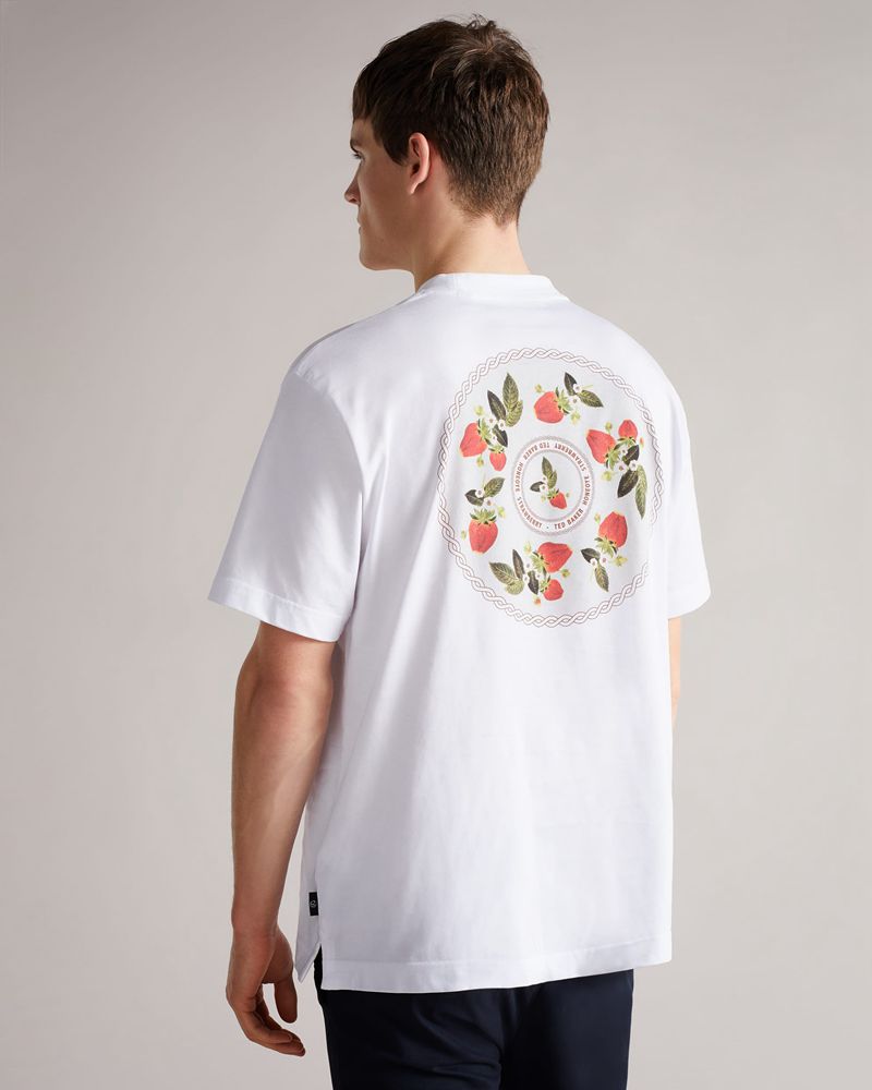 Ted Baker Merchnt Ss Transfer Printed Blast Herr Vita | WUA-728904