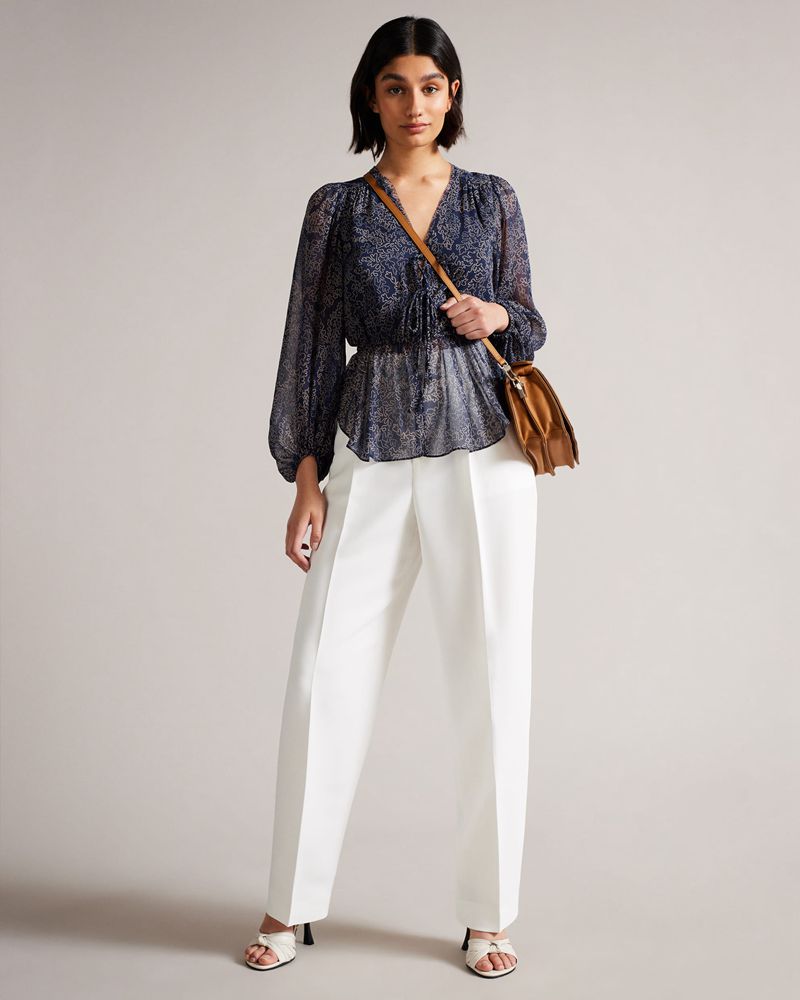 Ted Baker Mildrid Blast Dam Marinblå | WPL-369421