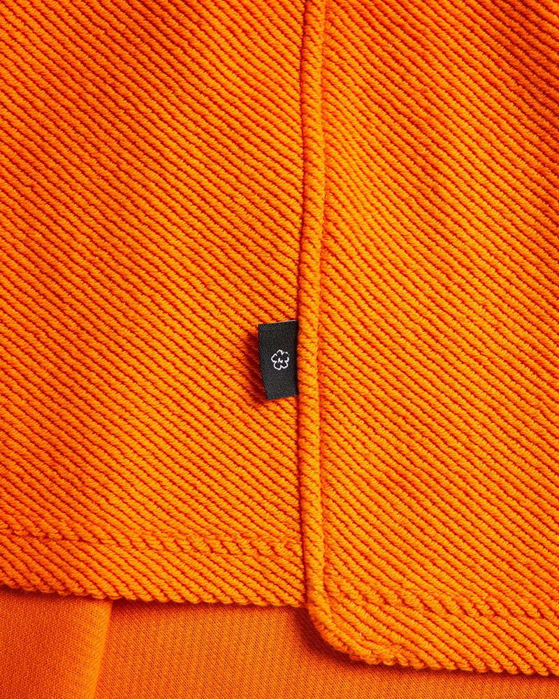 Ted Baker Millom Long Sleeve Textured Half Zip Blast Herr Orange | WVQ-719405