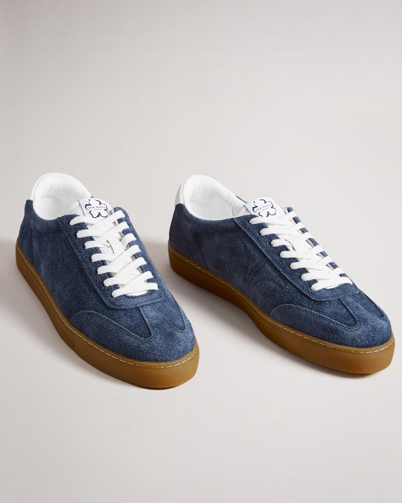 Ted Baker Miyles Retro Gumsoles Sneakers Herr Marinblå | ZWH-845609
