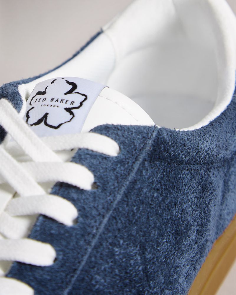 Ted Baker Miyles Retro Gumsoles Sneakers Herr Marinblå | ZWH-845609