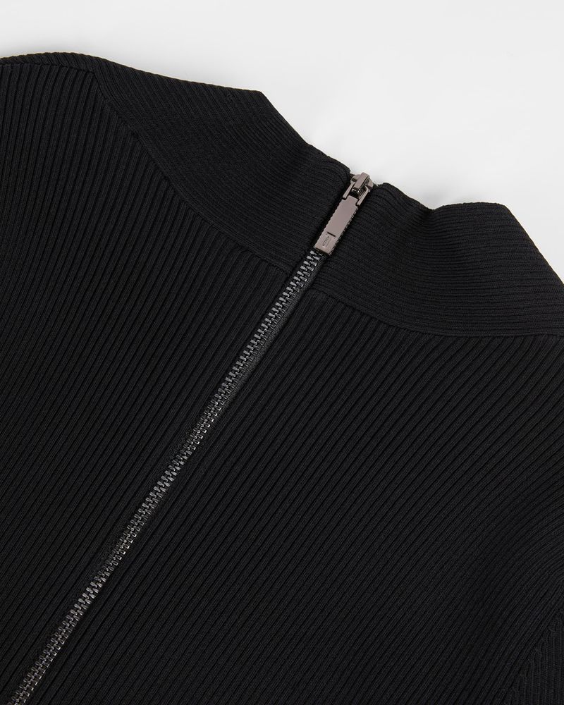 Ted Baker Mmeggi Sweetheart Neckline Knit Klänning Dam Svarta | LQJ-810625
