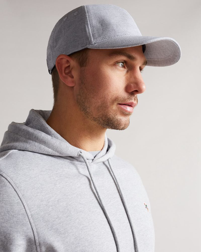 Ted Baker Monei Baseball Cap Hatt Herr Gray | XEN-856209