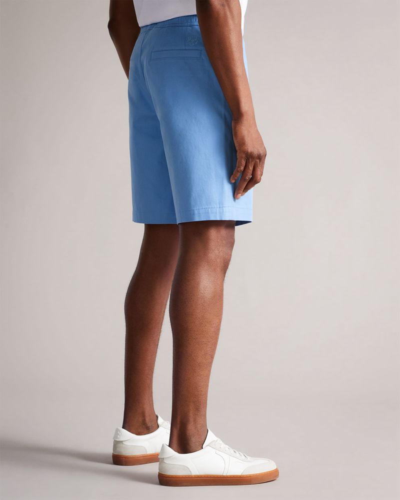 Ted Baker Mordon Twill Drawstring s Shorts Herr Blå | EUF-540983