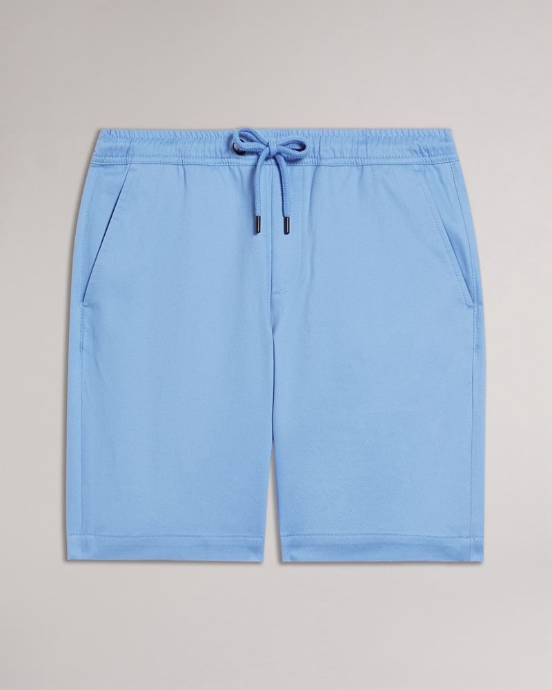 Ted Baker Mordon Twill Drawstring s Shorts Herr Blå | EUF-540983