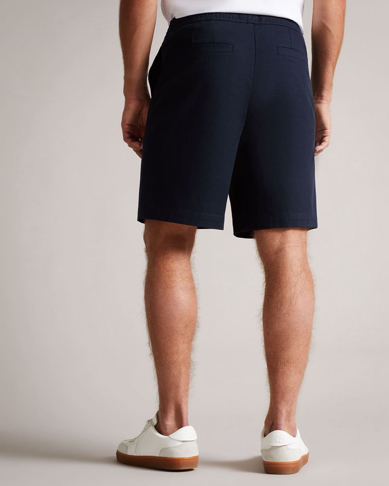 Ted Baker Mordon Twill Drawstring s Shorts Herr Marinblå | KGF-502916