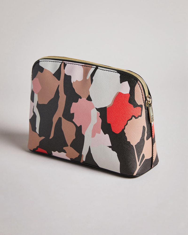 Ted Baker Myylee Retro Flood Saffiano Sminkväska Dam Svarta | NKC-374650