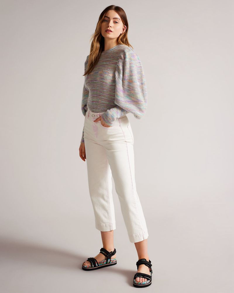 Ted Baker Nalhu Flirty Texture Ditsy Floral Sportss Badkläder Dam Svarta | BVP-504912