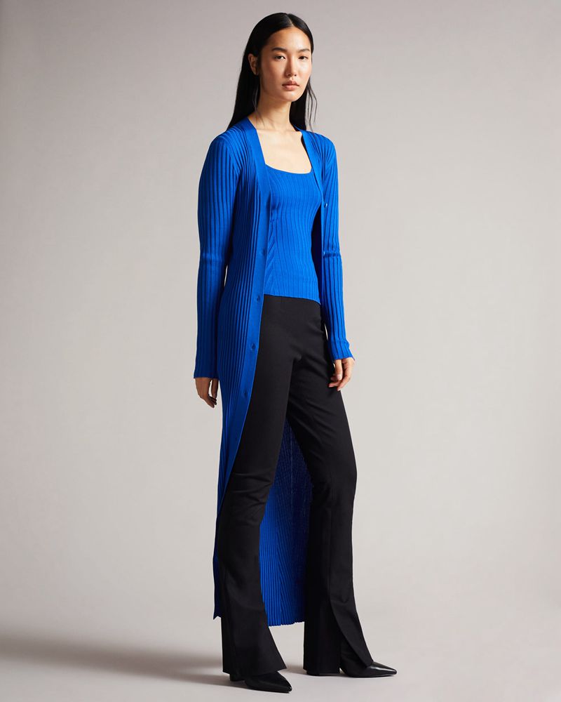 Ted Baker Nardaa Longline Cardi Klänning Dam Blå | SAL-695342