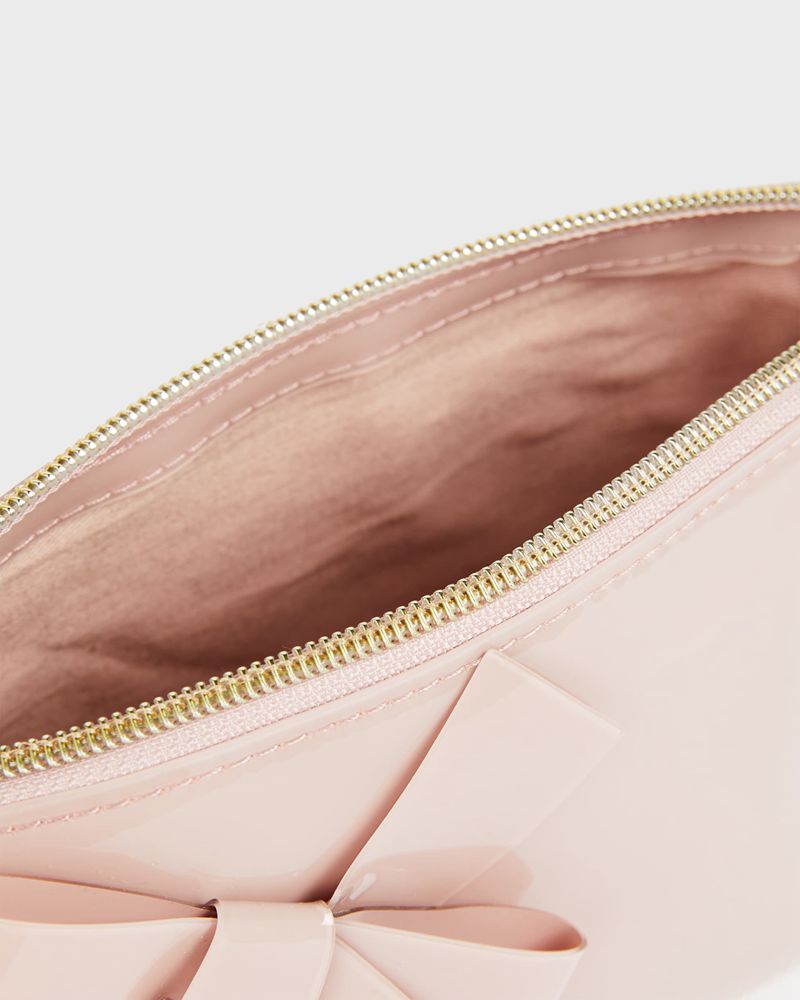 Ted Baker Nicolai Knot Bow Sminkväska Dam Rosa | QGV-824967