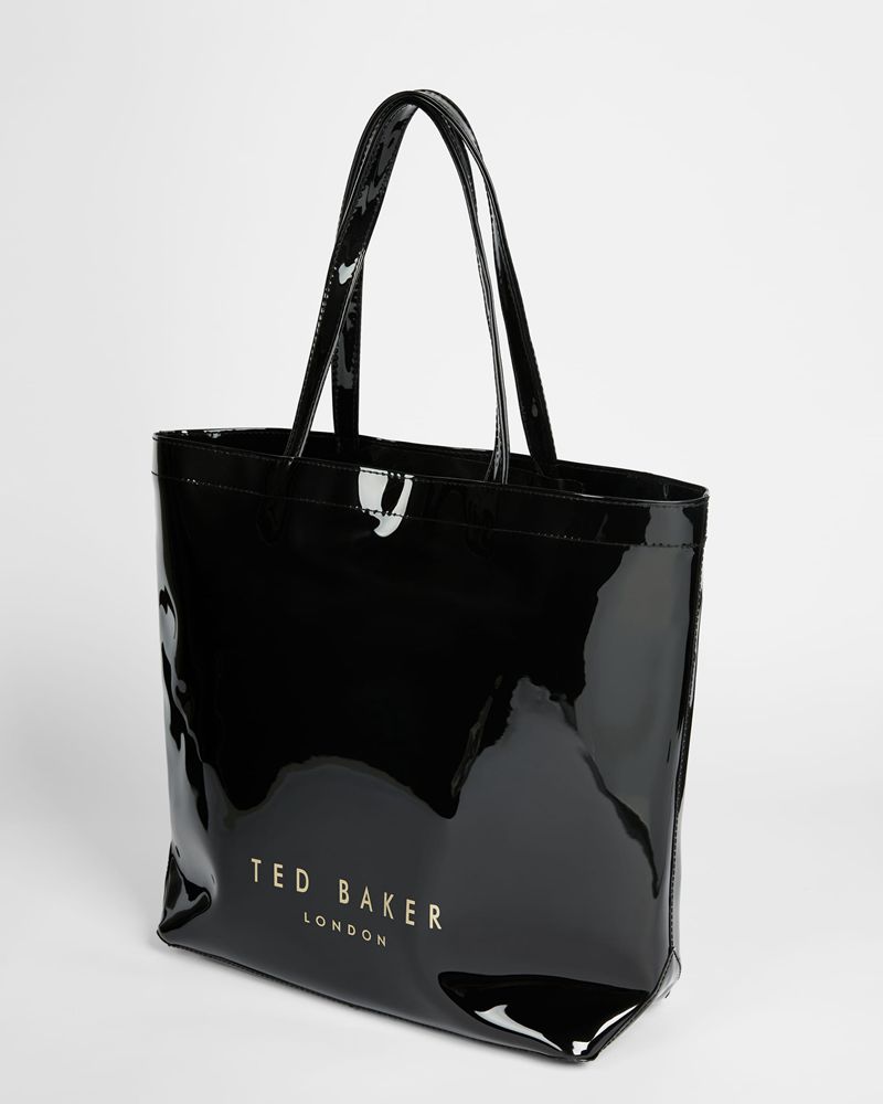 Ted Baker Nicon Knot Bow Large Icon Väska Dam Svarta | NMB-356480