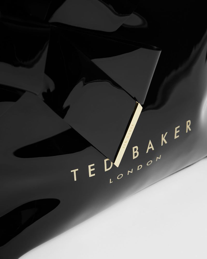 Ted Baker Nikicon Small Icon With Knot Bow Väska Dam Svarta | DPJ-073189