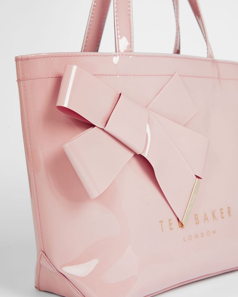 Ted Baker Nikicon Small Icon With Knot Bow Väska Dam Rosa | UNB-028134