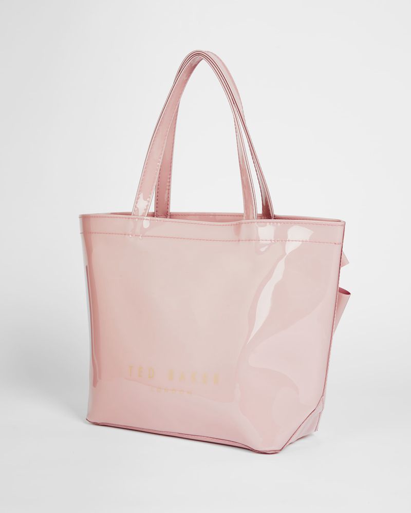 Ted Baker Nikicon Small Icon With Knot Bow Väska Dam Rosa | UNB-028134