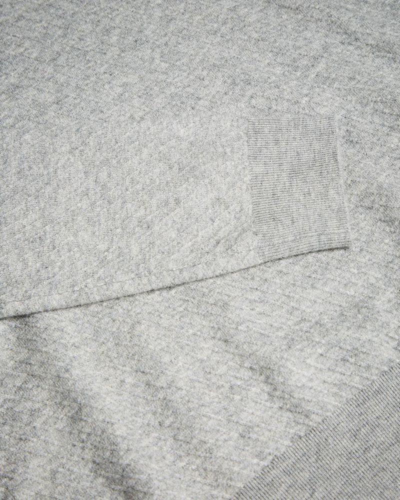 Ted Baker Nixan Ls Knitted Textured Polo Blast Herr Gray | TBX-107958