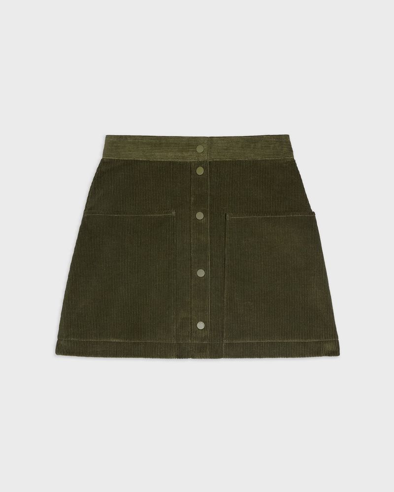 Ted Baker Omarah Cord Mini Kjolar Dam Gröna | RES-749265