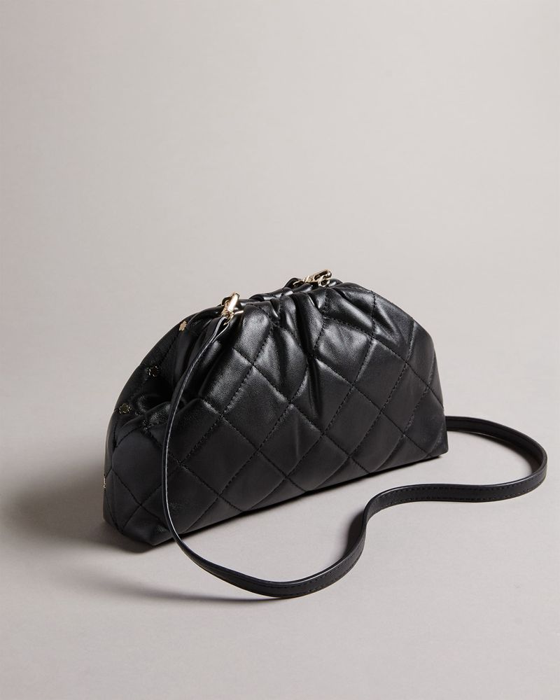Ted Baker Pandorh Quilted Studded Clutch Clutch Väska Dam Svarta | ZED-617398