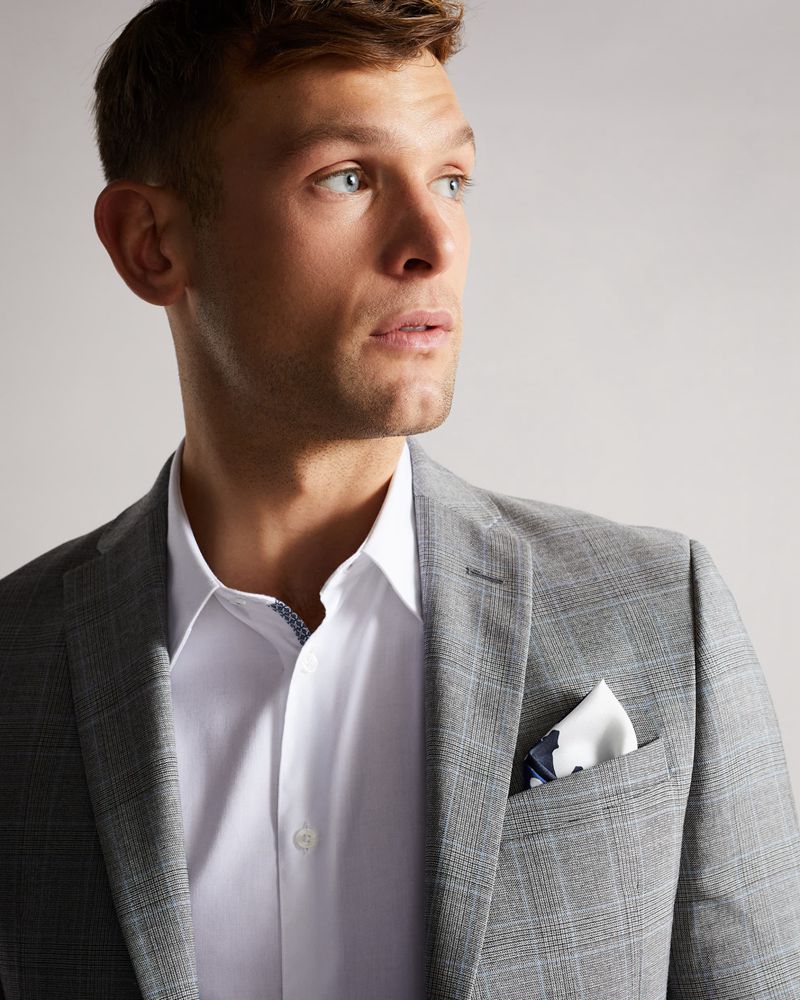 Ted Baker Pass Magnolia Printed Pocket Square Slipsar Herr Marinblå | QUY-269438