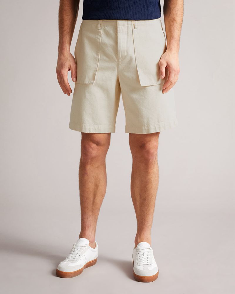 Ted Baker Pellon Denim Utility s Shorts Herr Vita | LKE-160587