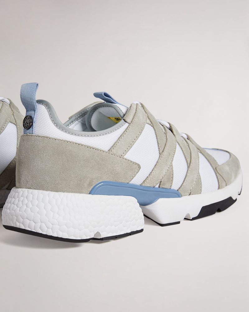 Ted Baker Pierre Inflated Sole Runner Sneakers Herr Blå | AZW-821456
