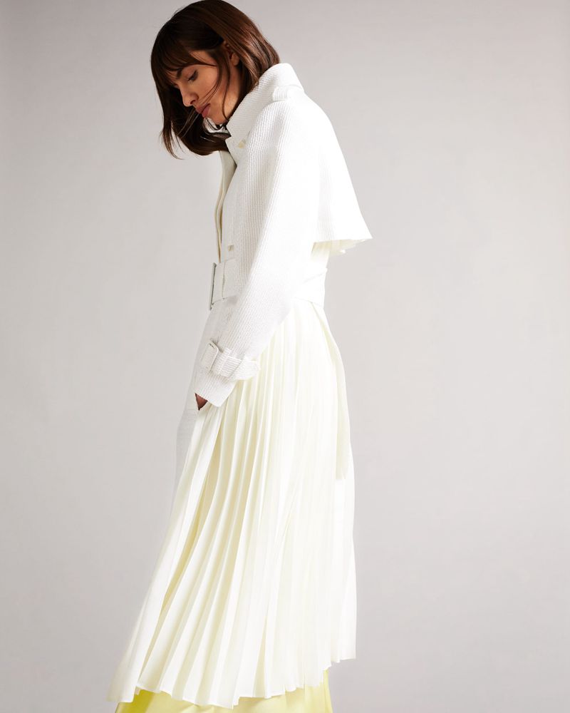 Ted Baker Pira Pleated Trench Rockar Dam Vita | PEK-317652