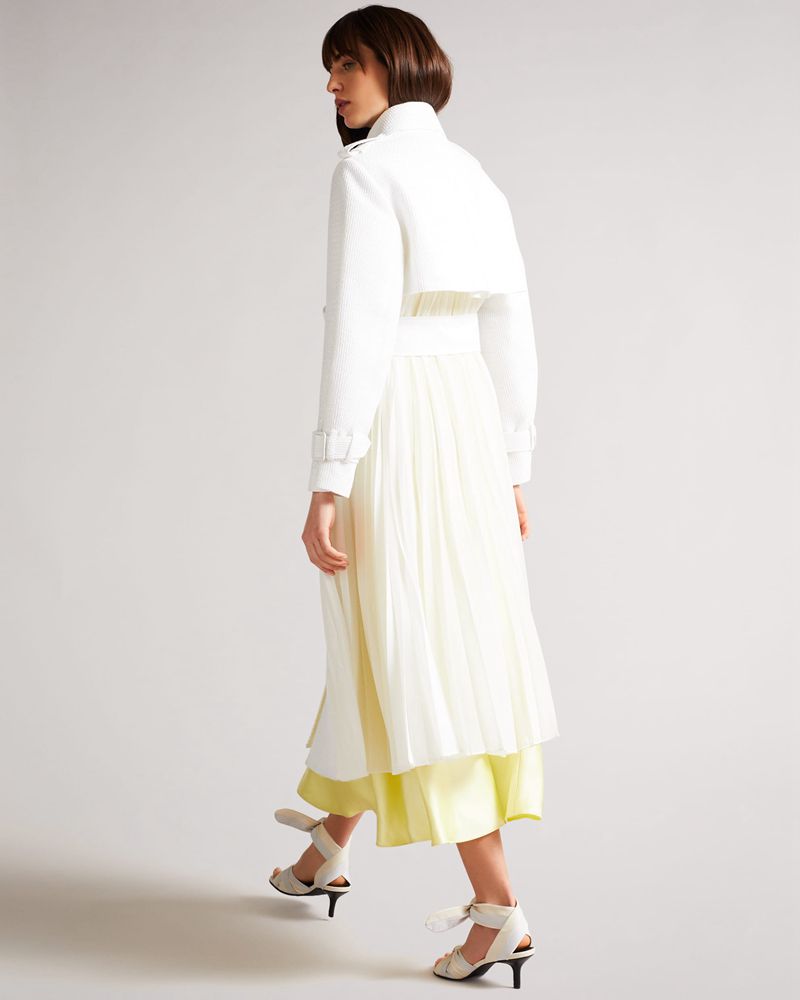 Ted Baker Pira Pleated Trench Rockar Dam Vita | PEK-317652