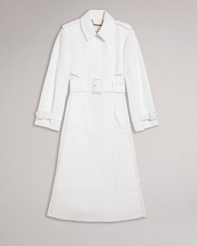 Ted Baker Pira Pleated Trench Rockar Dam Vita | PEK-317652