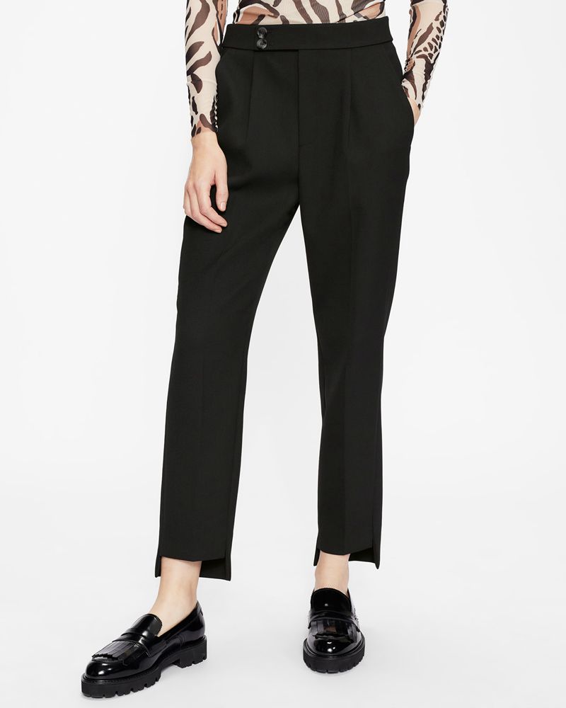 Ted Baker Popieyt Tapered Leg Tailored Byxor Dam Svarta | OYP-896320