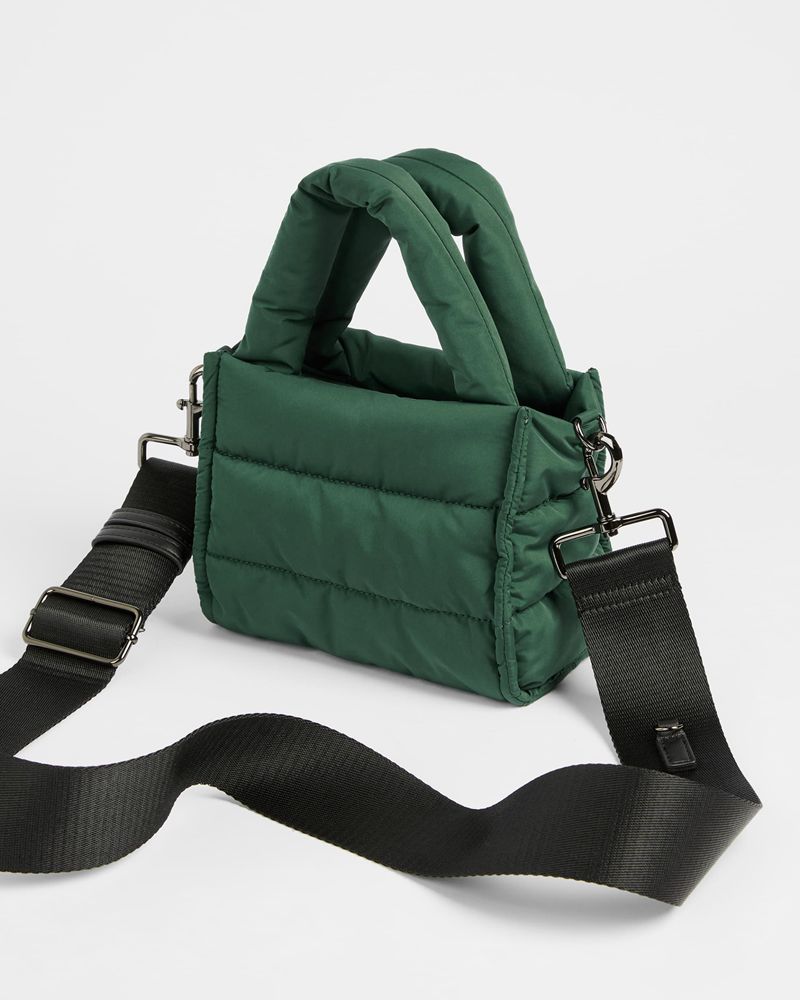 Ted Baker Quineta Puffer Mini Tote Väska Dam Gröna | FGT-785143