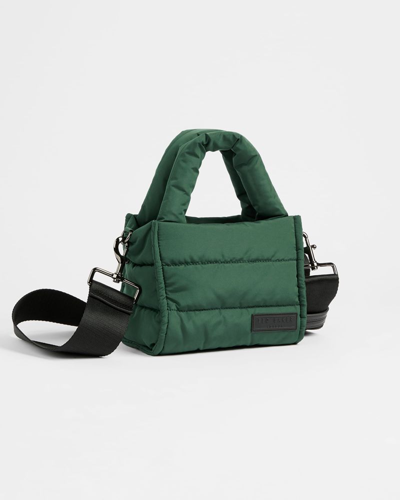 Ted Baker Quineta Puffer Mini Tote Väska Dam Gröna | FGT-785143