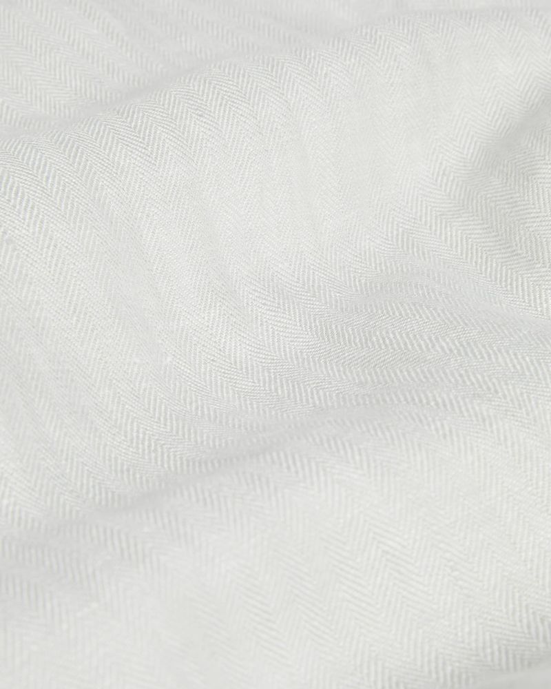 Ted Baker Radiot Pleated Herringbone Turn Up Kostymer Herr Natural | FEX-410972