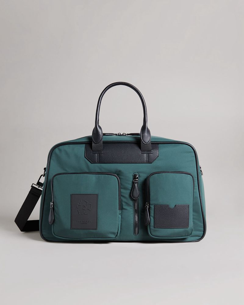 Ted Baker Raill Modular Weekendväska Herr Gröna | IEN-352647