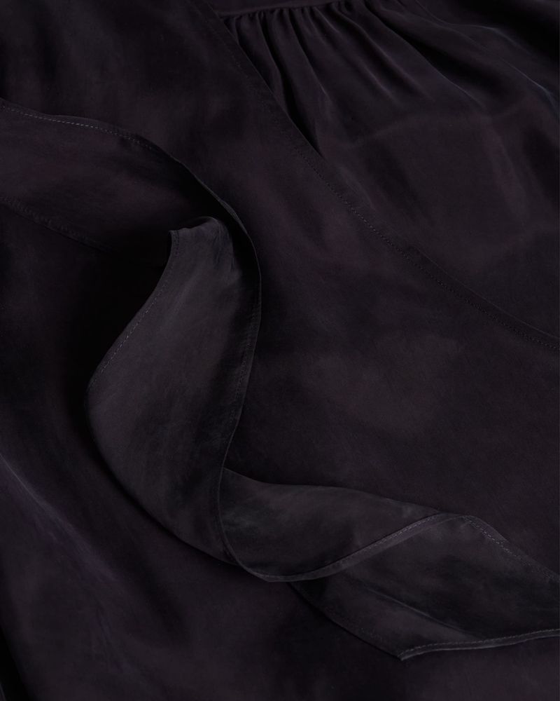 Ted Baker Ralda Wrap With Blouson Full Sleeve Blast Dam Marinblå | FCZ-286750